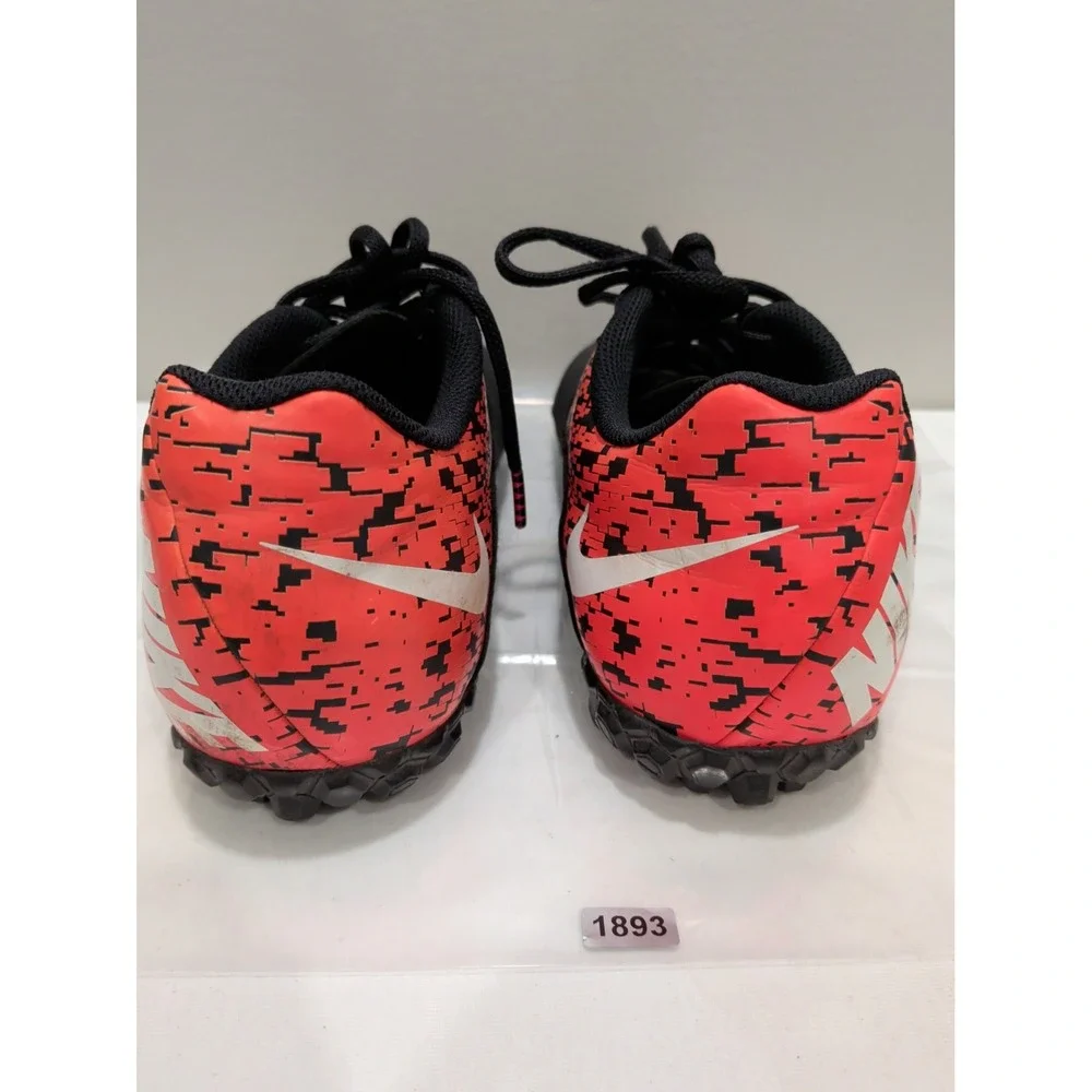 NIKE Bombax IC Men Black Red Indoor Soccer Shoes Sneakers 826485-018 Sz 10.5